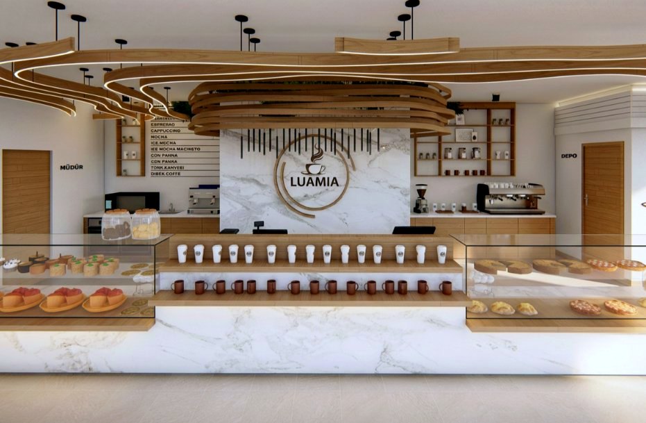 Luamia Coffee interior counter